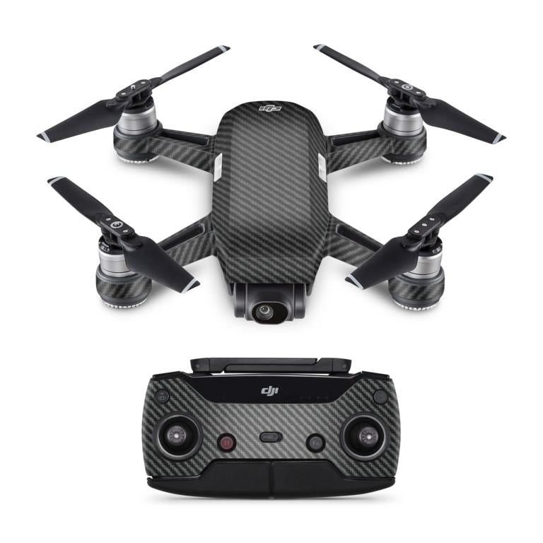 DJI Spark Skins Drohnen Aufkleber Folierung Vinyl Skin Elektronik-Sticker & -Aufkleber Skins4u Carbon  