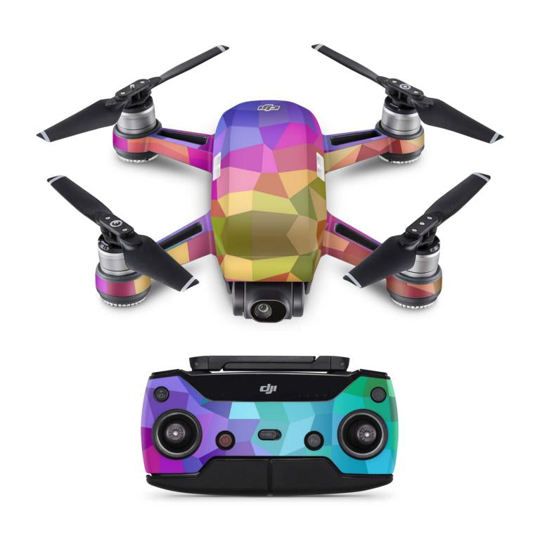 DJI Spark Drohnen Skin Folierung Design Vinyl Skins cruo Elektronik-Sticker & -Aufkleber Skins4u   