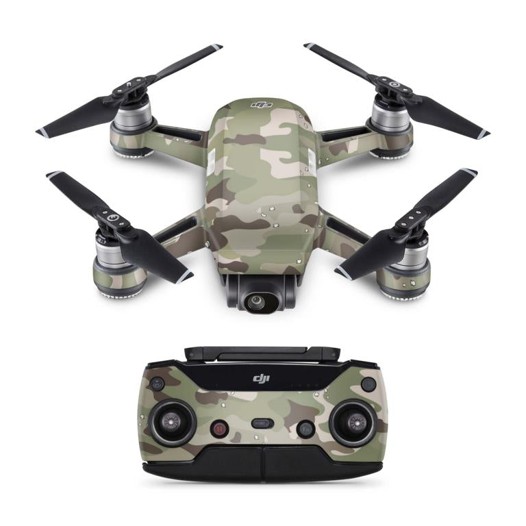 DJI Spark Skins Drohnen Aufkleber Folierung Vinyl Skin Elektronik-Sticker & -Aufkleber Skins4u FC Camo  