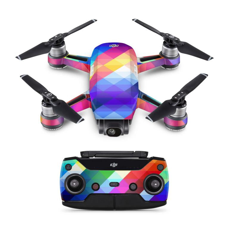 DJI Spark Drohnen Skin Folierung Design Vinyl Skins geo Elektronik-Sticker & -Aufkleber Skins4u   