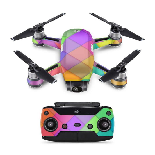 DJI Spark Drohnen Skin Folierung Design Vinyl Skins sam Elektronik-Sticker & -Aufkleber Skins4u   