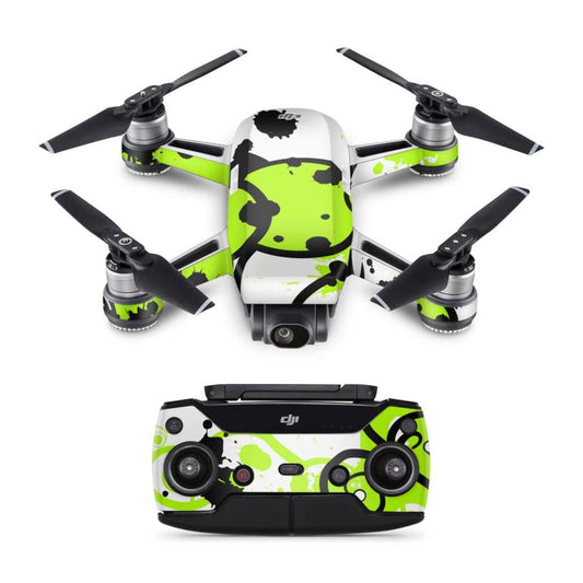 DJI Spark Drohnen Skin Folierung Design Vinyl Skins simple green Elektronik-Sticker & -Aufkleber Skins4u   