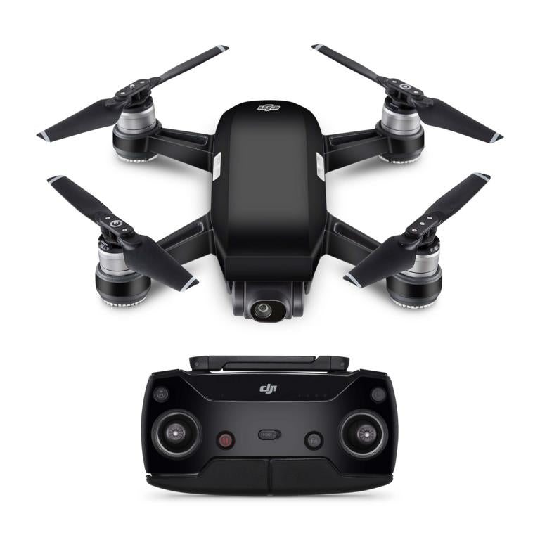 DJI Spark Skins Drohnen Aufkleber Folierung Vinyl Skin Elektronik-Sticker & -Aufkleber Skins4u Solid State black  