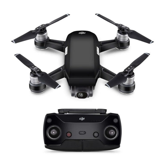 DJI Spark Drohnen Skin Folierung Design Vinyl Skins solid state black Elektronik-Sticker & -Aufkleber Skins4u   