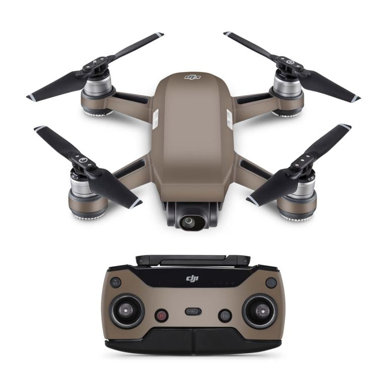 DJI Spark Drohnen Skin Folierung Design Vinyl Skins solid state taupe Elektronik-Sticker & -Aufkleber Skins4u   