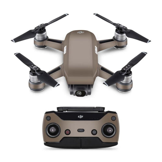 DJI Spark Drohnen Skin Folierung Design Vinyl Skins solid state taupe Elektronik-Sticker & -Aufkleber Skins4u   