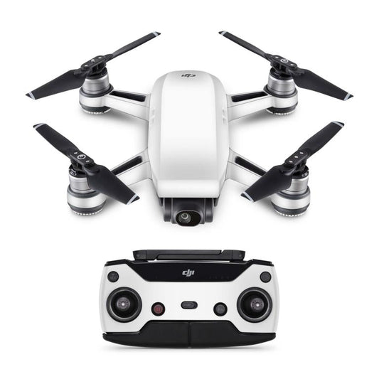 DJI Spark Drohnen Skin Folierung Design Vinyl Skins solid state white Elektronik-Sticker & -Aufkleber Skins4u   