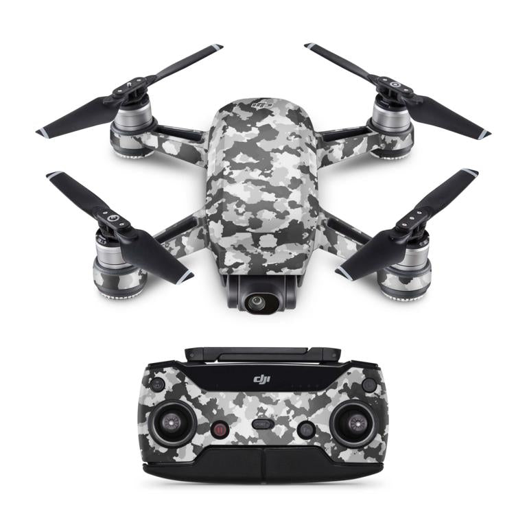 DJI Spark Skins Drohnen Aufkleber Folierung Vinyl Skin Elektronik-Sticker & -Aufkleber Skins4u Urban Camo new  