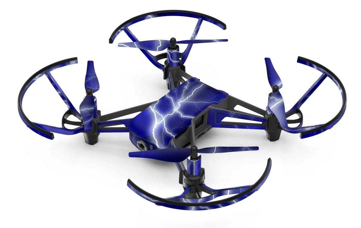 DJI RYZE Tello Drohnen Aufkleber Vinyl Skin Set Apocalypse Blue Elektronik-Sticker & -Aufkleber Skins4u   