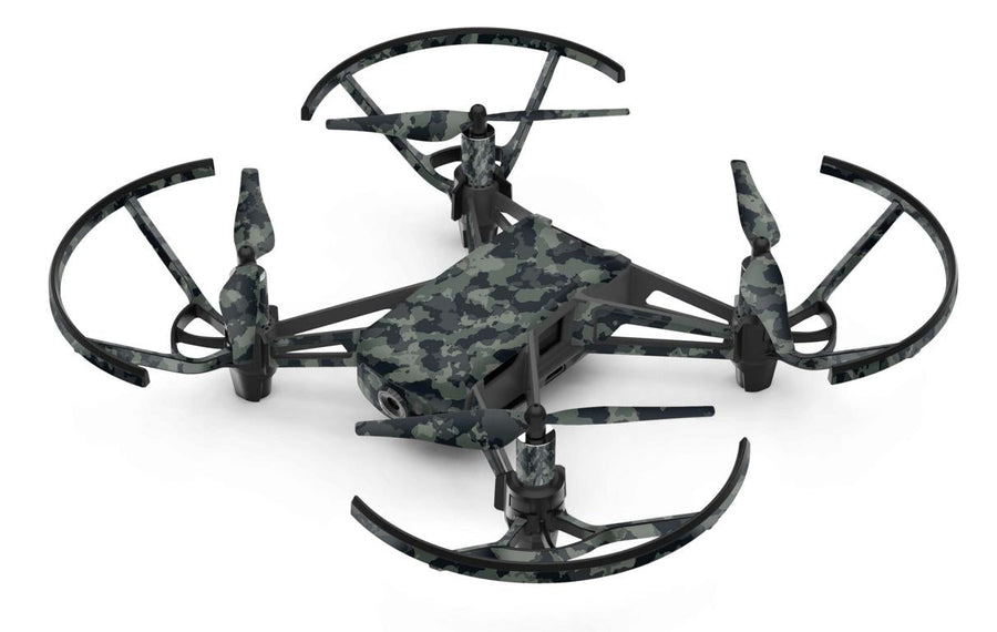 DJI RYZE Tello Drohnen Aufkleber Vinyl Skin Set Dark green Camo Elektronik-Sticker & -Aufkleber Skins4u   