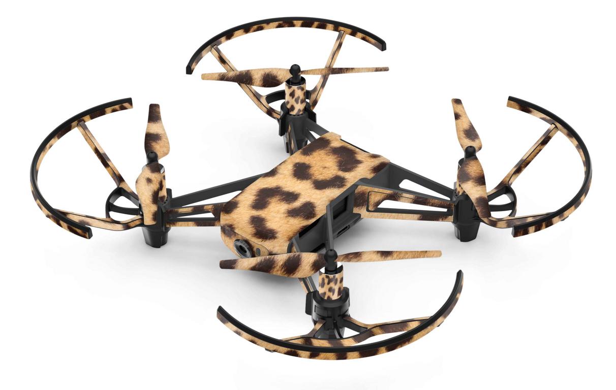 DJI RYZE Tello Drohnen Aufkleber Vinyl Skin Set Leopardenfell Elektronik-Sticker & -Aufkleber Skins4u   