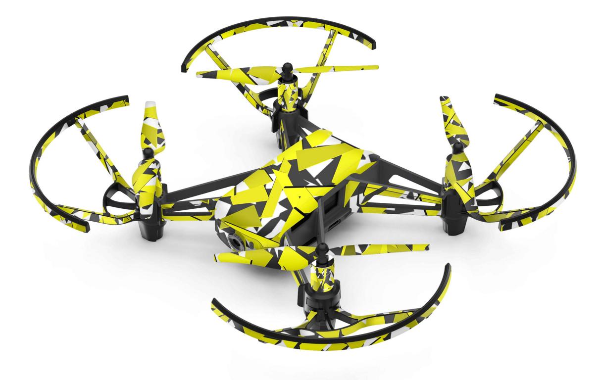 DJI Tello RYZE Ultimate Skin Set Drohnen Aufkleber mit Akku Skins Elektronik-Sticker & -Aufkleber Skins4u Signal gelb  