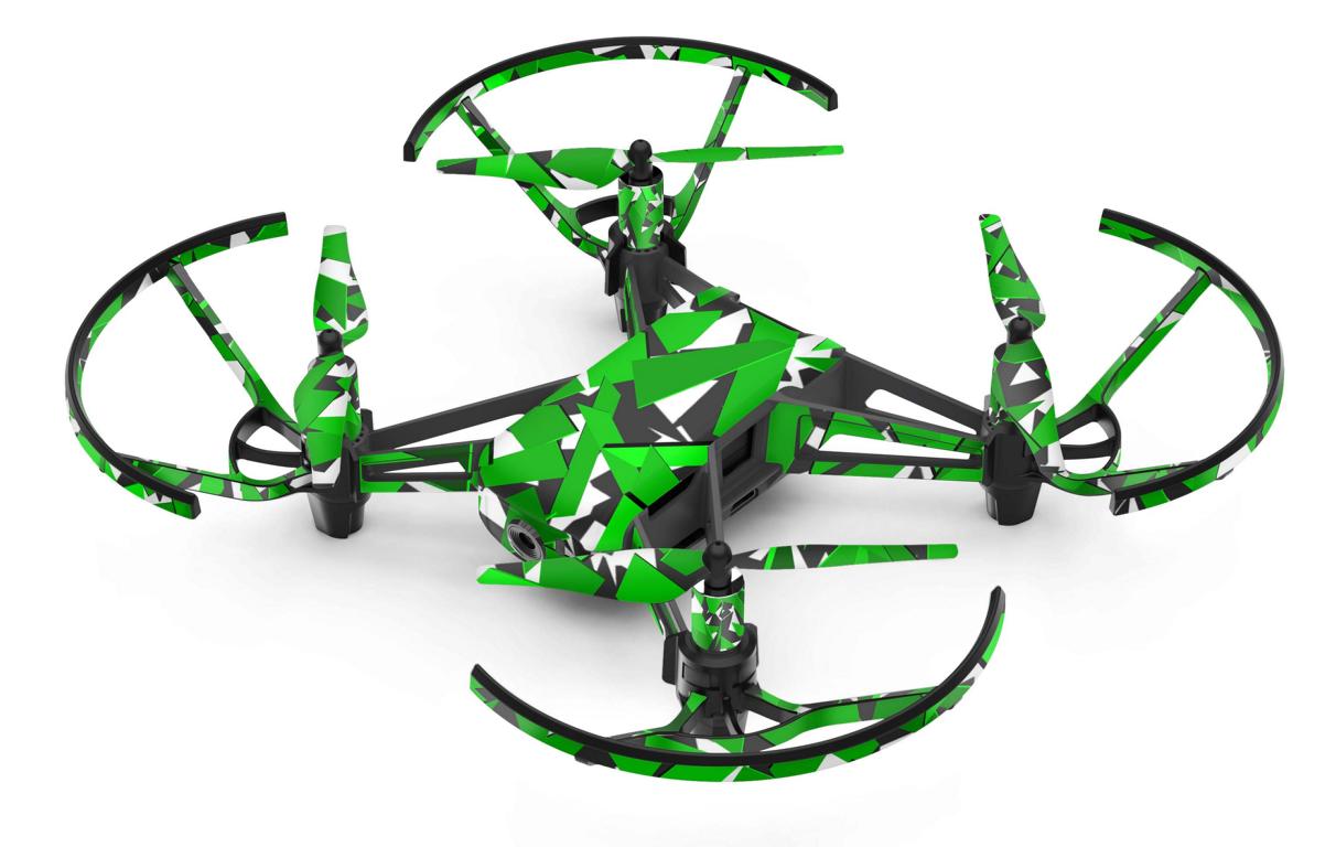 DJI Tello RYZE Ultimate Skin Set Drohnen Aufkleber mit Akku Skins Elektronik-Sticker & -Aufkleber Skins4u Signal grün  