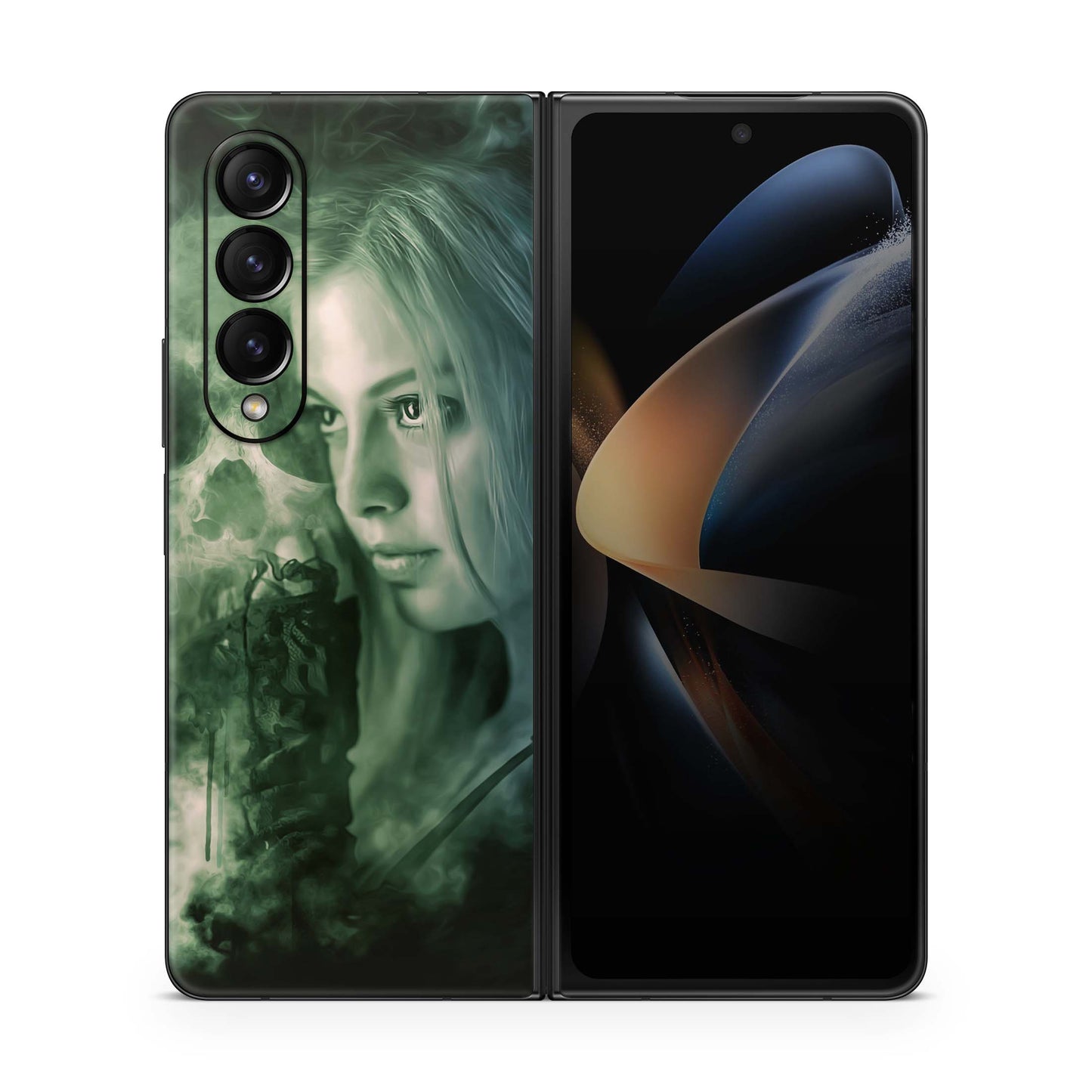 Samsung Galaxy Z Fold Skins für Z Fold3 / Z Fold4 Handy Aufkleber Ghosts Aufkleber Skins4u   