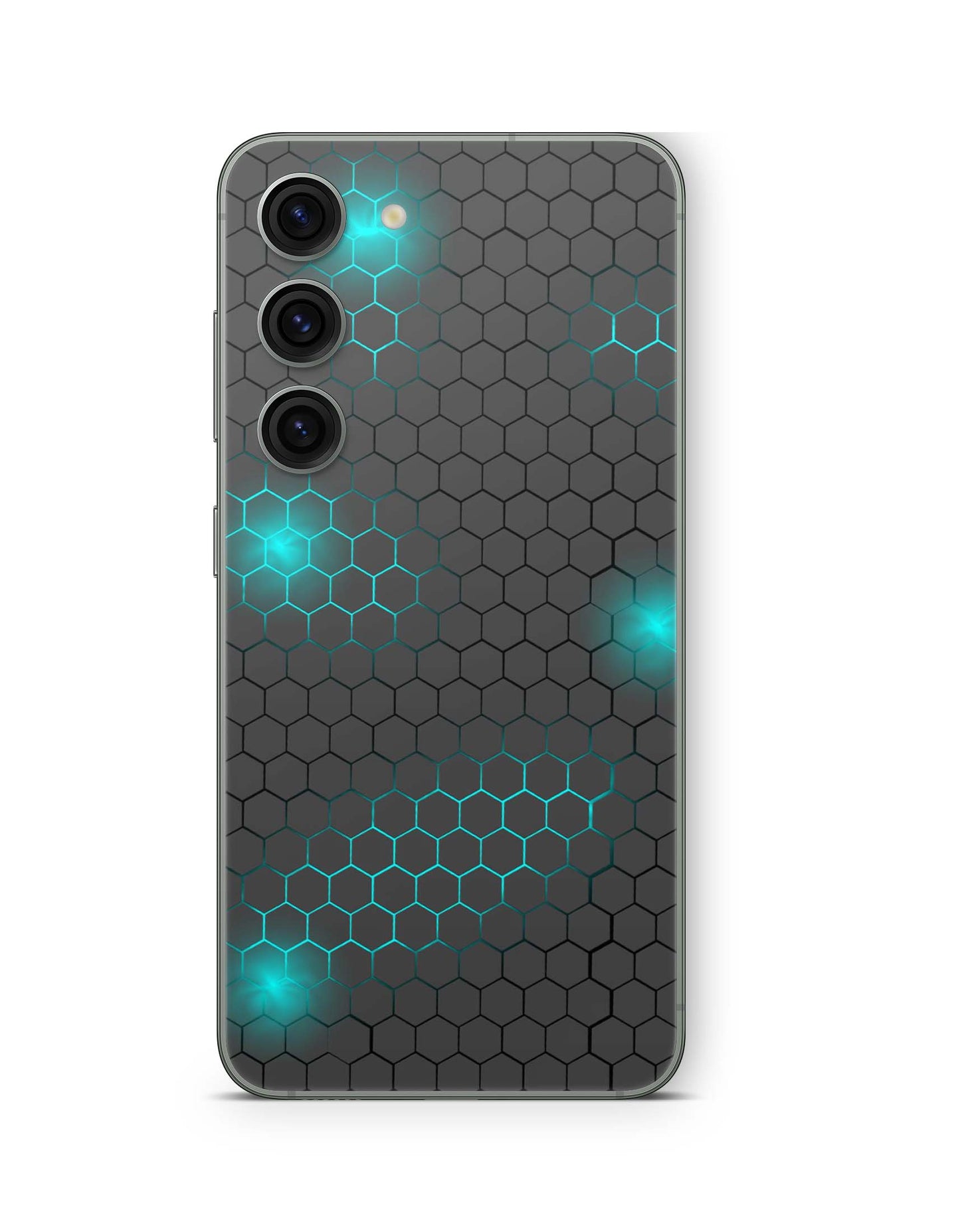 Samsung Galaxy S23 5G Skin Design Vinyl Premium Schutz Folie Exo small blue Aufkleber Skins4u   