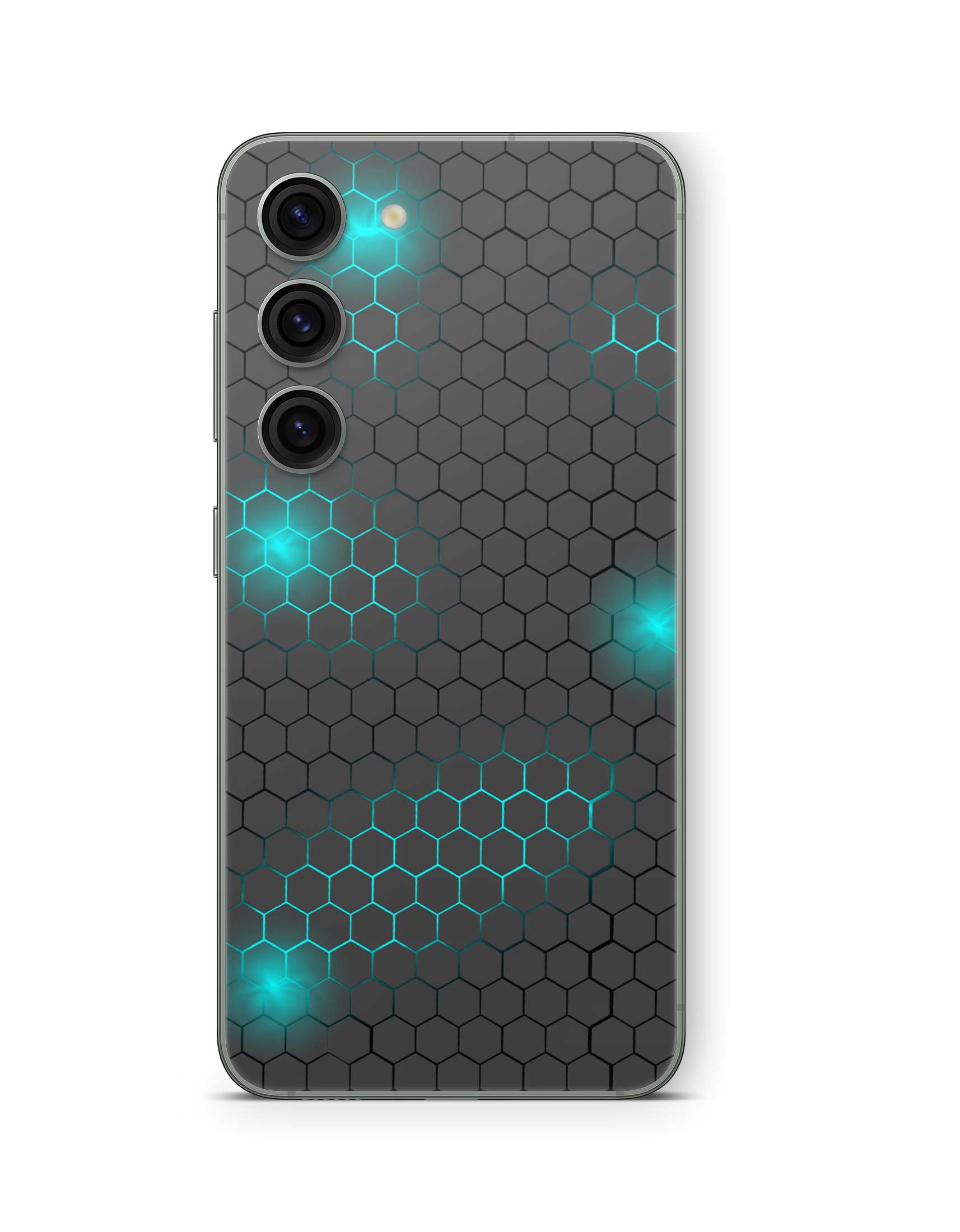 Samsung Galaxy S23 5G Skin Design Vinyl Premium Schutz Folie Exo small blue Aufkleber Skins4u   