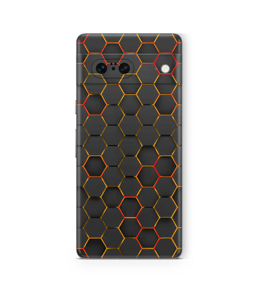 Google Pixel 7 Skin Design Vinyl Premium Aufkleber Schutzfolie Exo rot Aufkleber Skins4u   