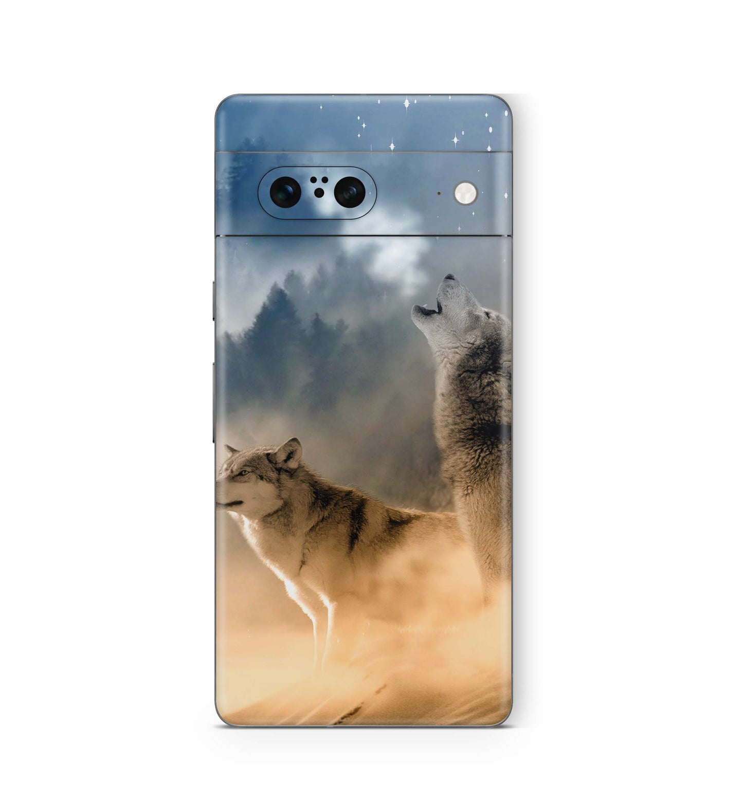 Google Pixel 7 Skin Design Vinyl Premium Aufkleber Schutzfolie Howling Moon Aufkleber Skins4u   