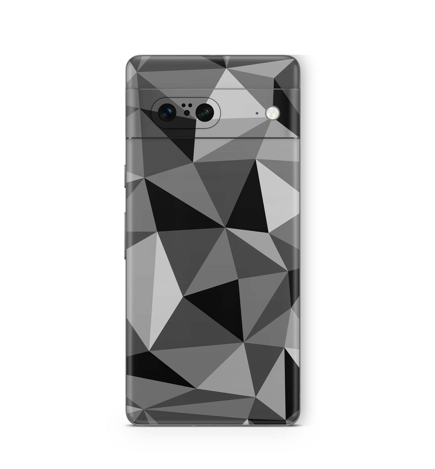 Google Pixel 7a Skin Design Vinyl Premium Aufkleber Schutzfolie Polygrey Aufkleber Skins4u   