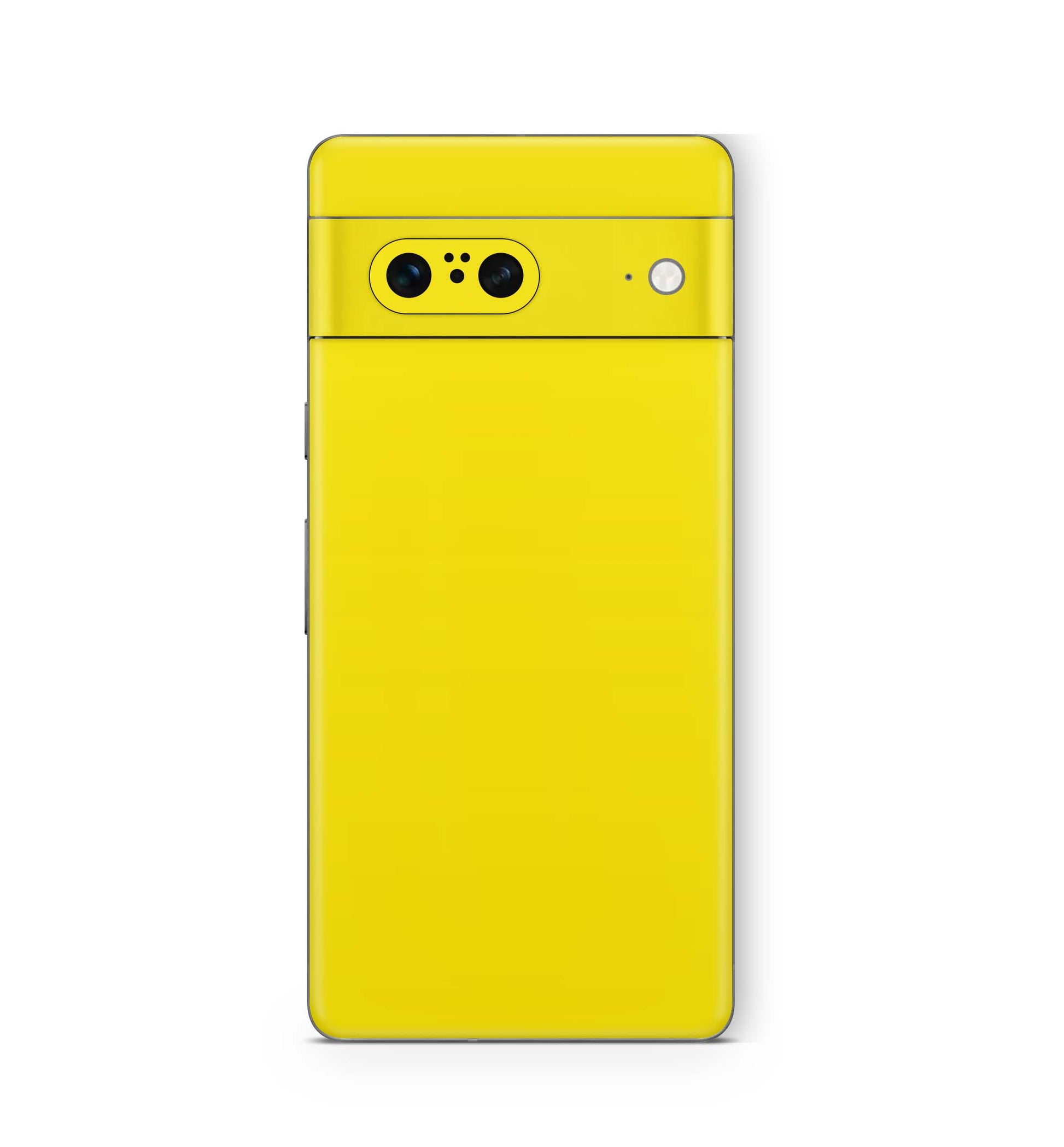 Google Pixel 7 Skin Design Vinyl Premium Aufkleber Schutzfolie Solid State gelb Aufkleber Skins4u   