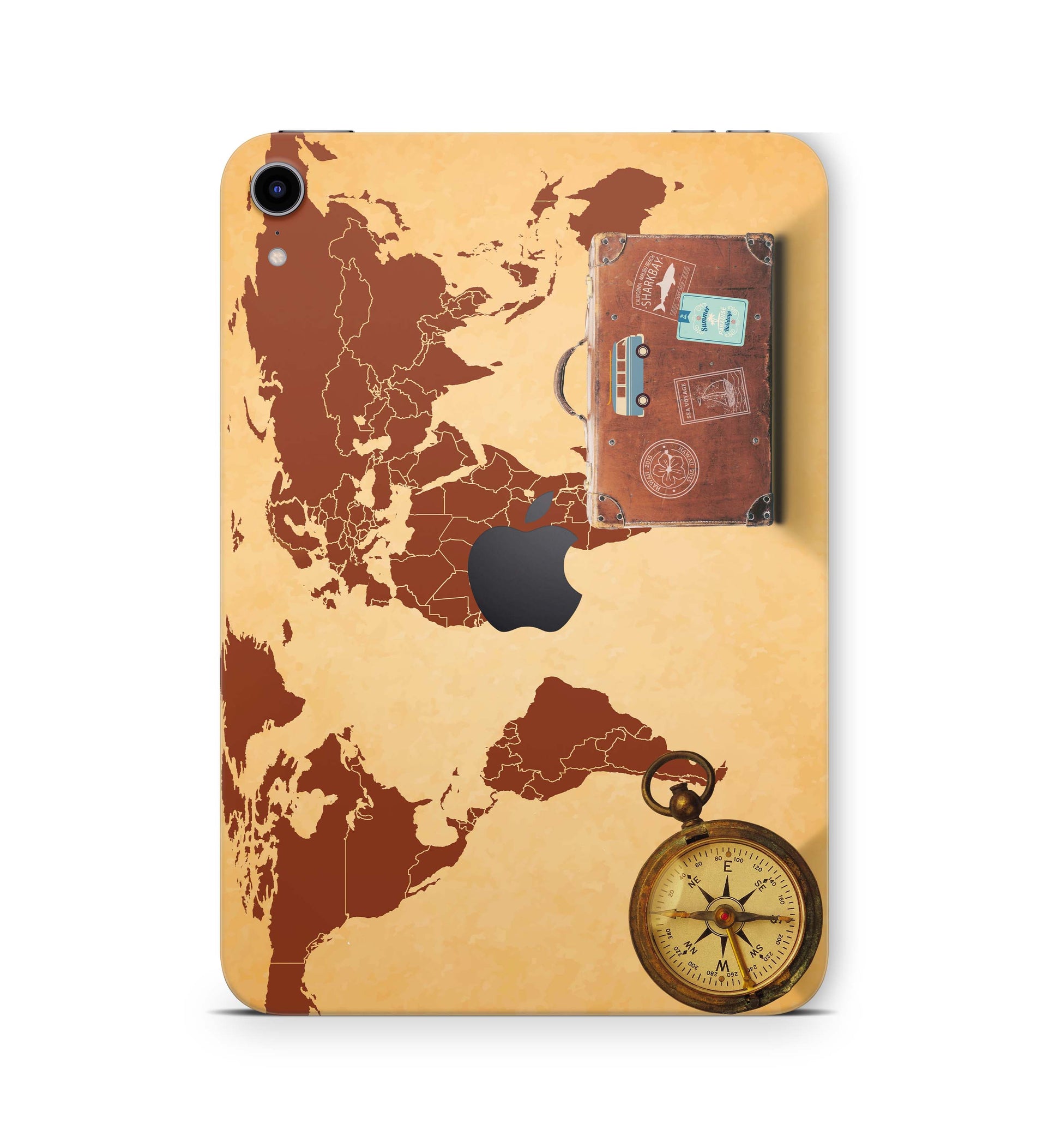 Apple iPad Skin Design Cover Folie Vinyl Skins & Wraps für alle iPad Modelle Aufkleber Skins4u Travel  