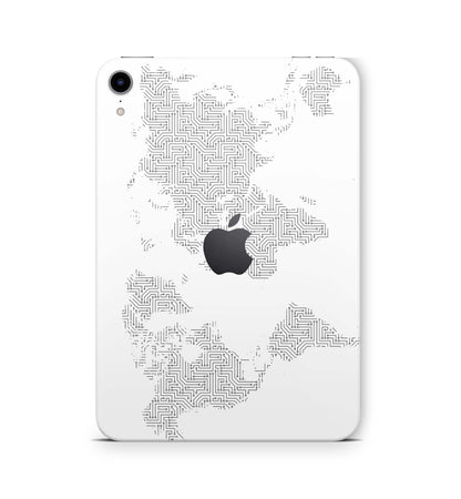 Apple iPad Skin Design Cover Folie Vinyl Skins & Wraps für alle iPad Modelle Aufkleber Skins4u Weltkarte  