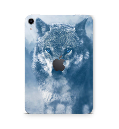 iPad Mini Skin Design Cover Folie Vinyl Skins & Wraps für alle iPad Mini Modelle Aufkleber Skins4u Wolf-blue-eyes  