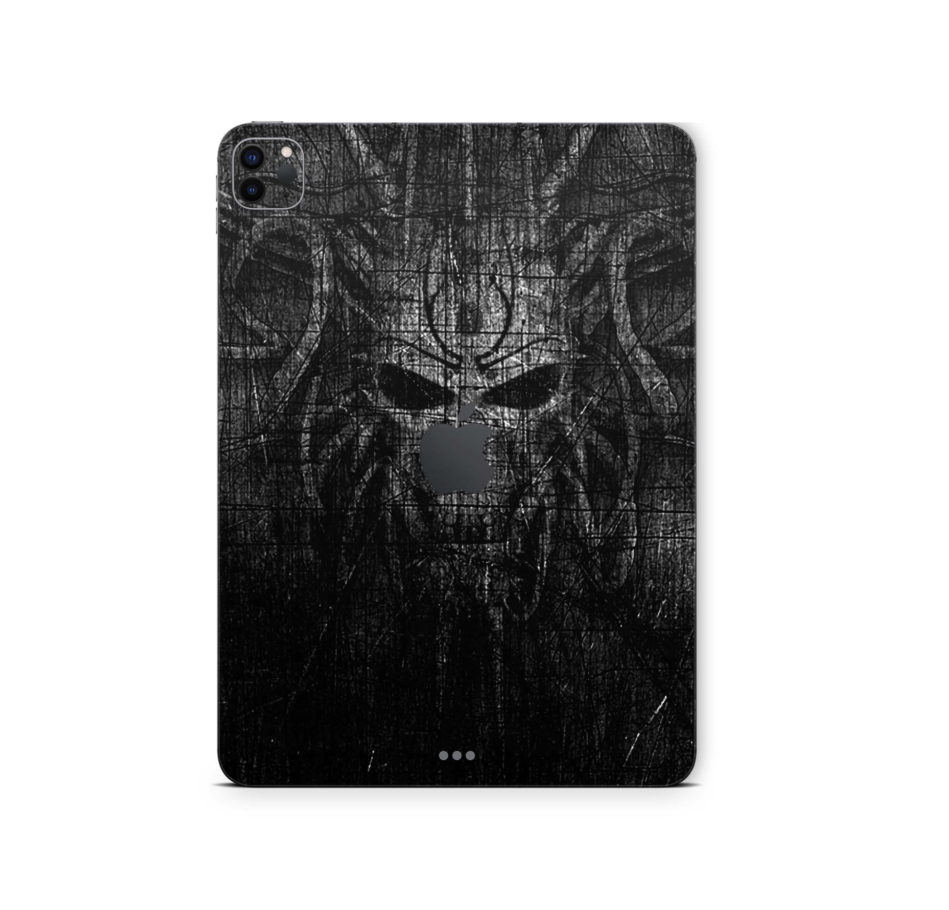 iPad Pro Skin 12,9 1.Generation A1584 Design Cover Folie Vinyl Skins & Wraps Aufkleber Skins4u Black-Demon  