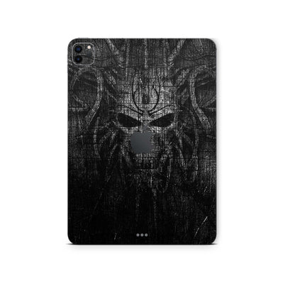 iPad Pro Skin 12,9 2.Generation Design Cover Folie Vinyl Skins & Wraps Aufkleber Skins4u Black-Demon  