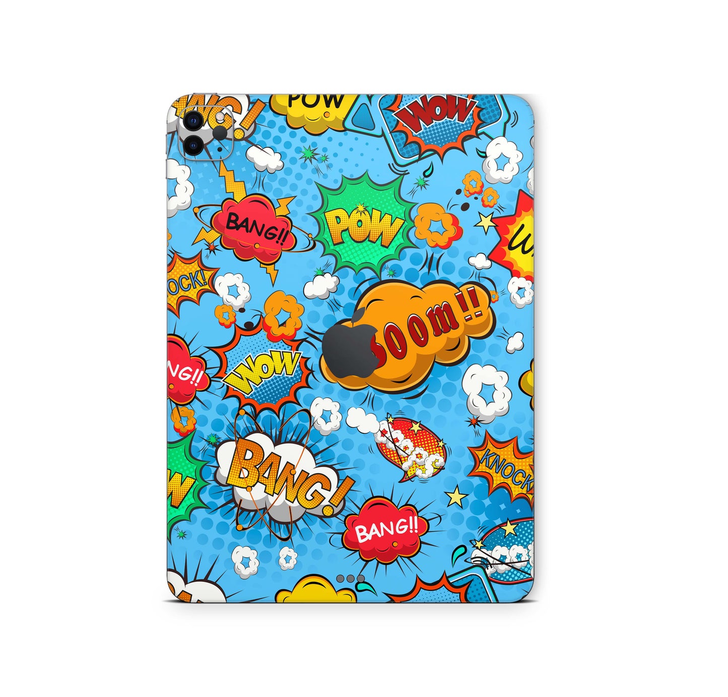 iPad Pro Skin 12,9 2.Generation Design Cover Folie Vinyl Skins & Wraps Aufkleber Skins4u Comics-blau  