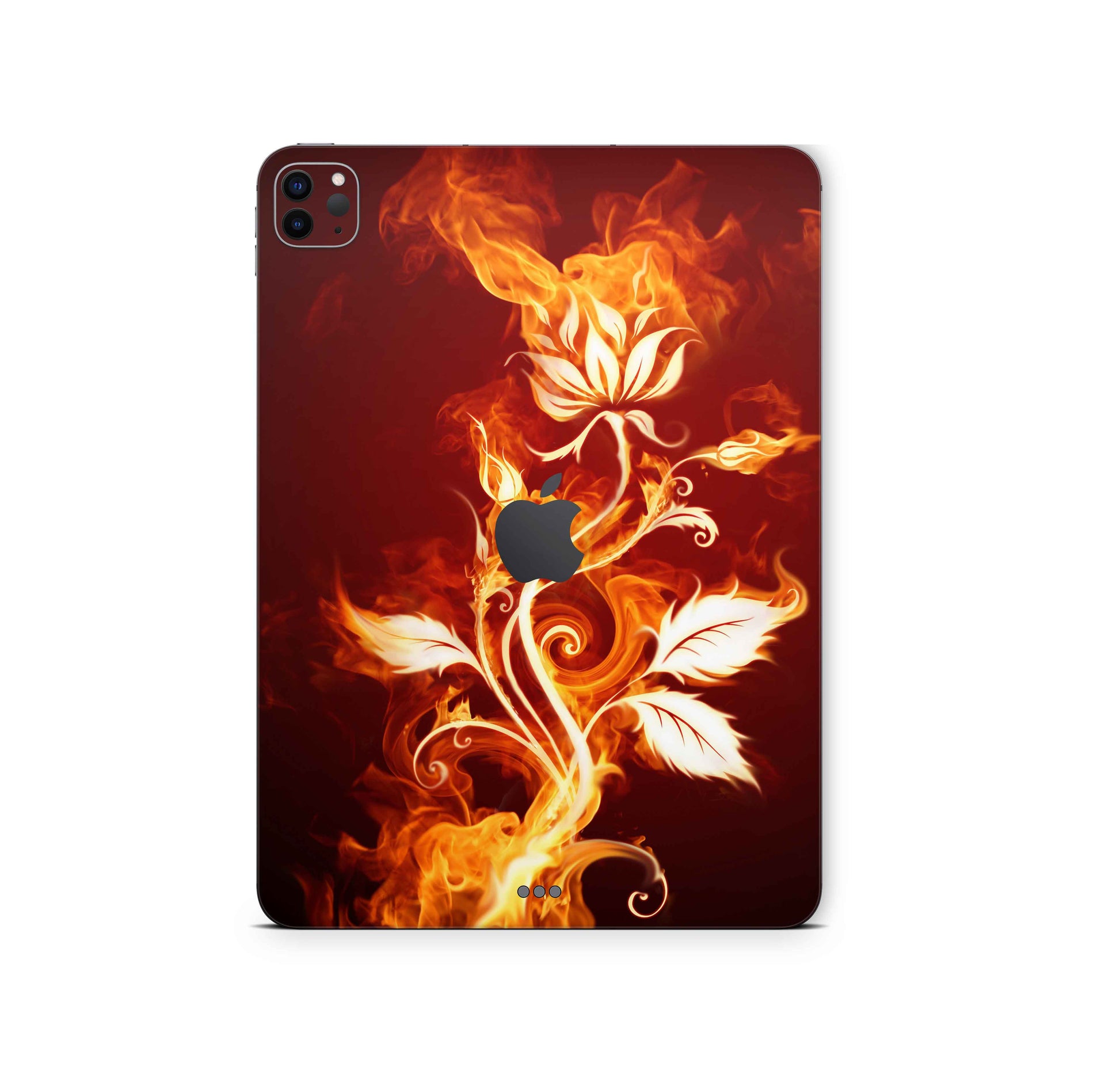 iPad Pro Skin 11" M4 2024 Design Cover Schutzfolie Folie Vinyl FullWrap Skins Aufkleber Skins4u Flower-of-fire  