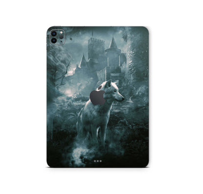 iPad Pro Skin 11" 3.Generation M1 2021 Design Cover Folie Vinyl Skins & Wraps Aufkleber Skins4u Ghost-Wolf  