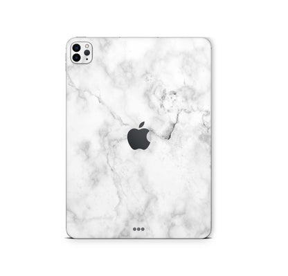 iPad Pro Skin 11" 1.Generation A1980 Design Cover Folie Vinyl Skins & Wraps Aufkleber Skins4u Marmor weiss  