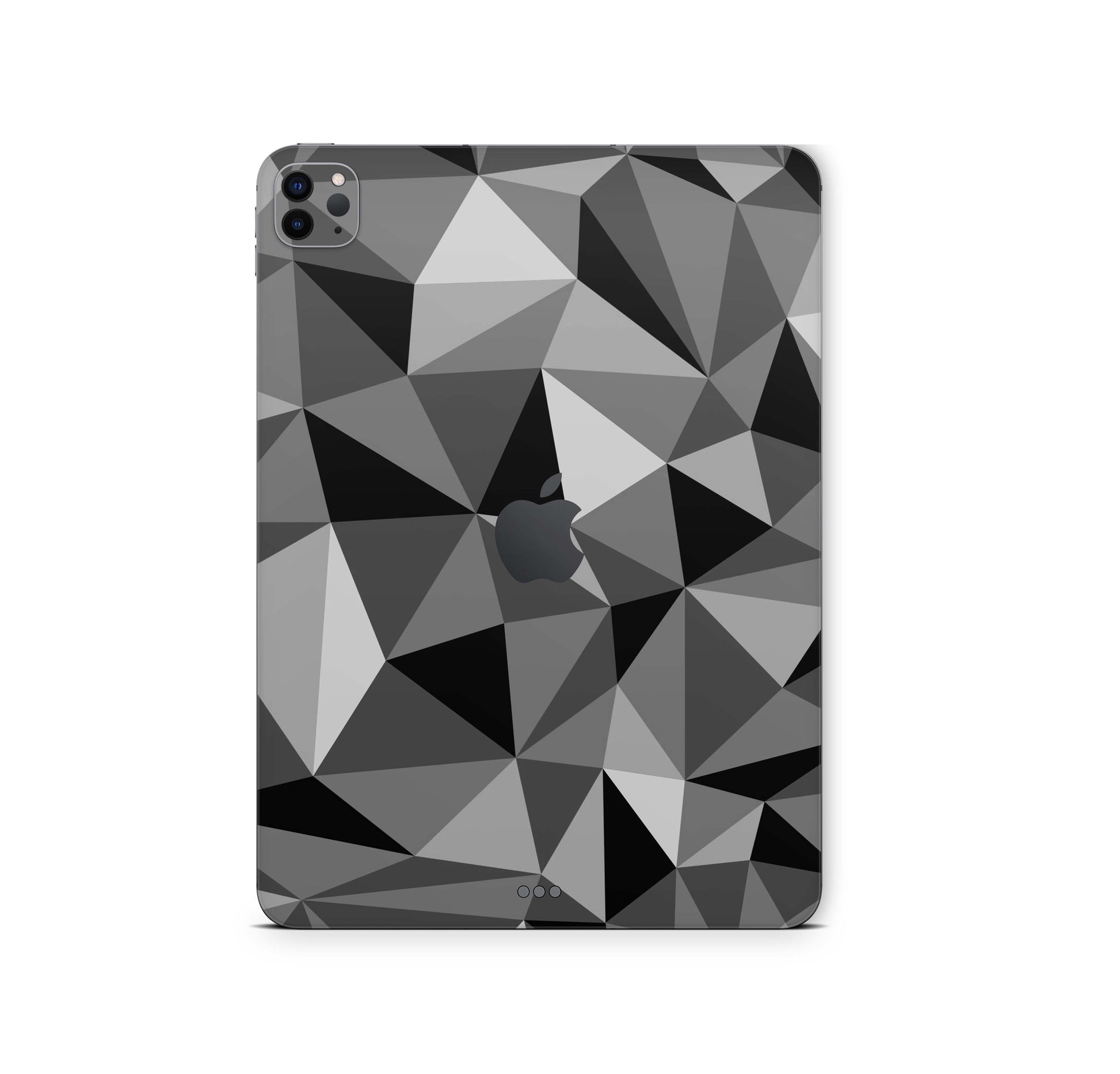 iPad Pro Skin 12,9 1.Generation A1584 Design Cover Folie Vinyl Skins & Wraps Aufkleber Skins4u Polygrey  