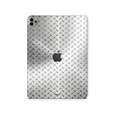 iPad Pro Skin 12,9 2.Generation Design Cover Folie Vinyl Skins & Wraps Aufkleber Skins4u Stahl  