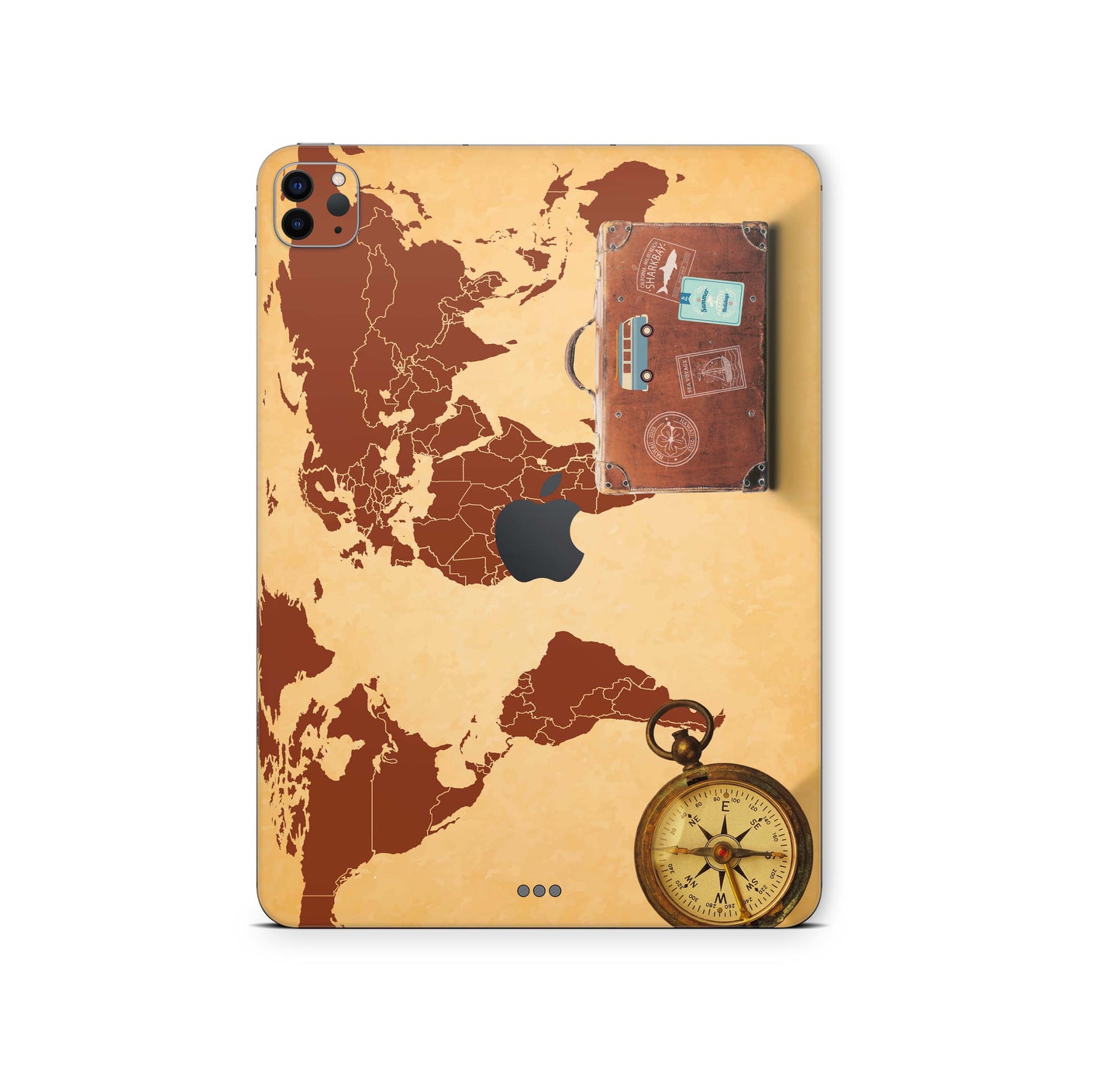 iPad Pro Skin 11" M4 2024 Design Cover Schutzfolie Folie Vinyl FullWrap Skins Aufkleber Skins4u Travel  