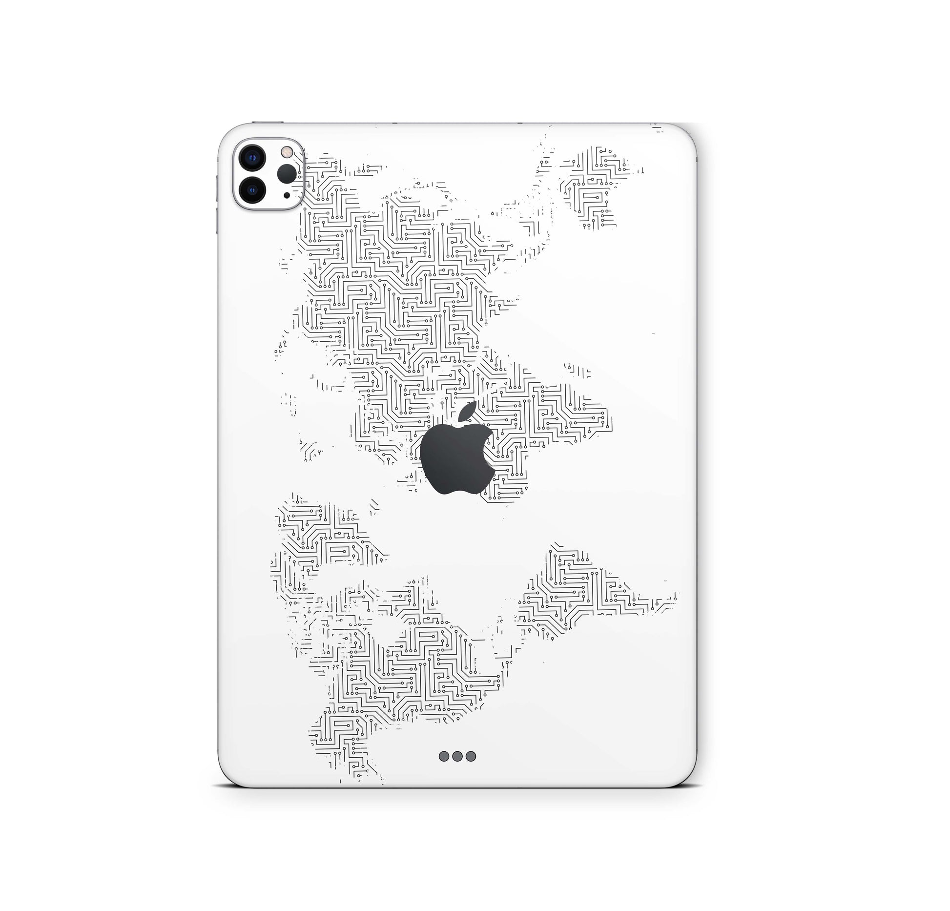 iPad Pro Skin 11" M4 2024 Design Cover Schutzfolie Folie Vinyl FullWrap Skins Aufkleber Skins4u Weltkarte  