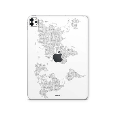 iPad Pro Skin 12,9 2.Generation Design Cover Folie Vinyl Skins & Wraps Aufkleber Skins4u Weltkarte  