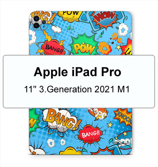 iPad Pro Skin 11" 3.Generation M1 2021 Design Cover Folie Vinyl Skins & Wraps Aufkleber Skins4u   