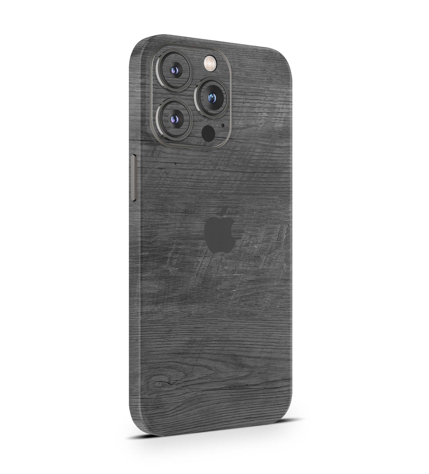 iPhone 12 Skins  smartphone-aufkleber Black Woodgrain  