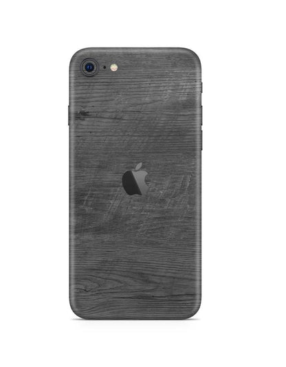 iPhone SE Skins  smartphone-aufkleber Black Woodgrain  