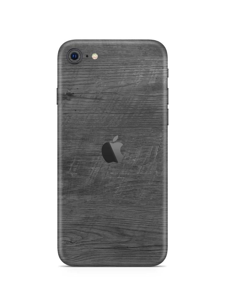 iPhone 8 Skins  smartphone-aufkleber Black Woodgrain  
