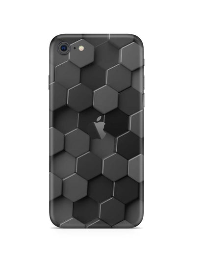 iPhone 8 Skins  smartphone-aufkleber Honeycomb Grey  