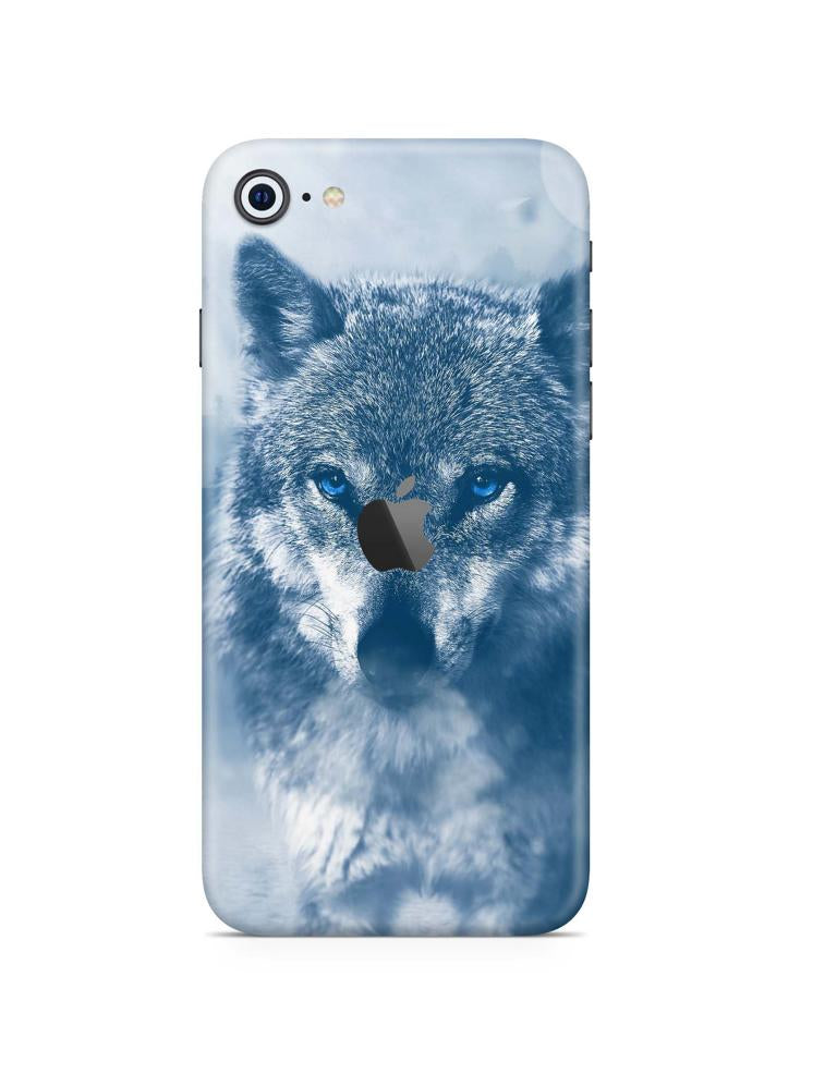 iPhone SE Skins  smartphone-aufkleber Wolf blue Eyes  