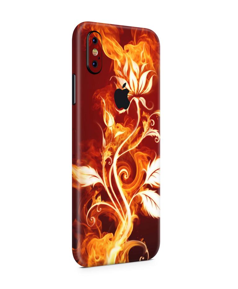 iPhone X Skins  smartphone-aufkleber Flower of Fire  