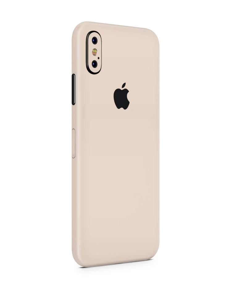iPhone X Skins  smartphone-aufkleber Solid Cream  