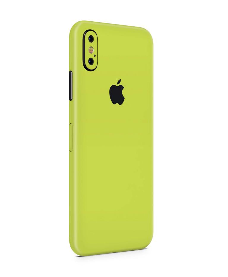 iPhone X Skins  smartphone-aufkleber Solid Lime  