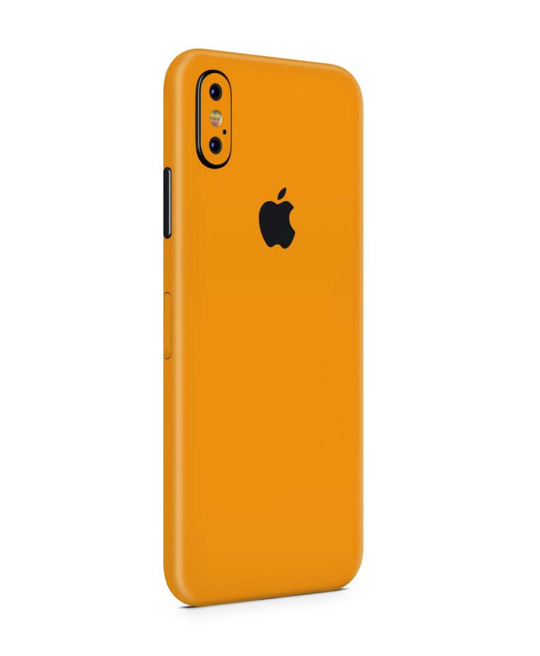 iPhone X Skins  smartphone-aufkleber Solid Orange  