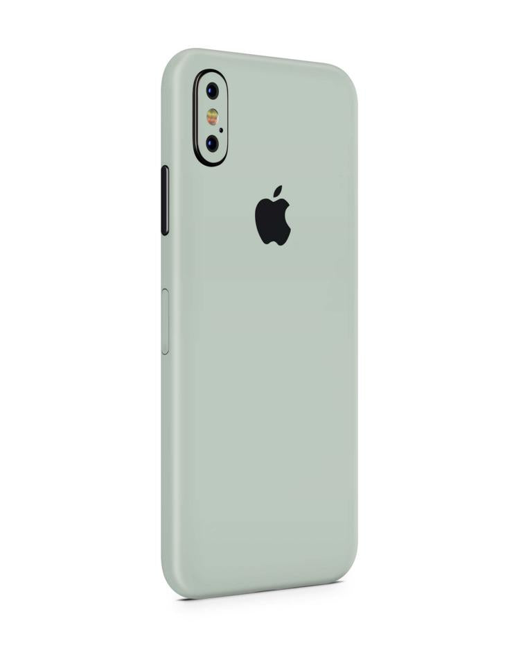 iPhone X Skins  smartphone-aufkleber Solid Pistazie  