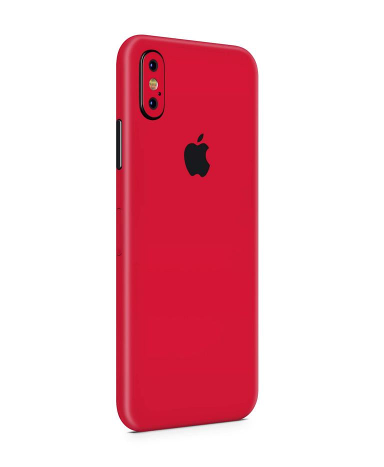 iPhone X Skins  smartphone-aufkleber Solid rot  